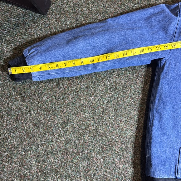 X-LARGE OLD OG ACTIVE DENIM QUILTED HOODED JACKET - JPN - Picture 13 of 13